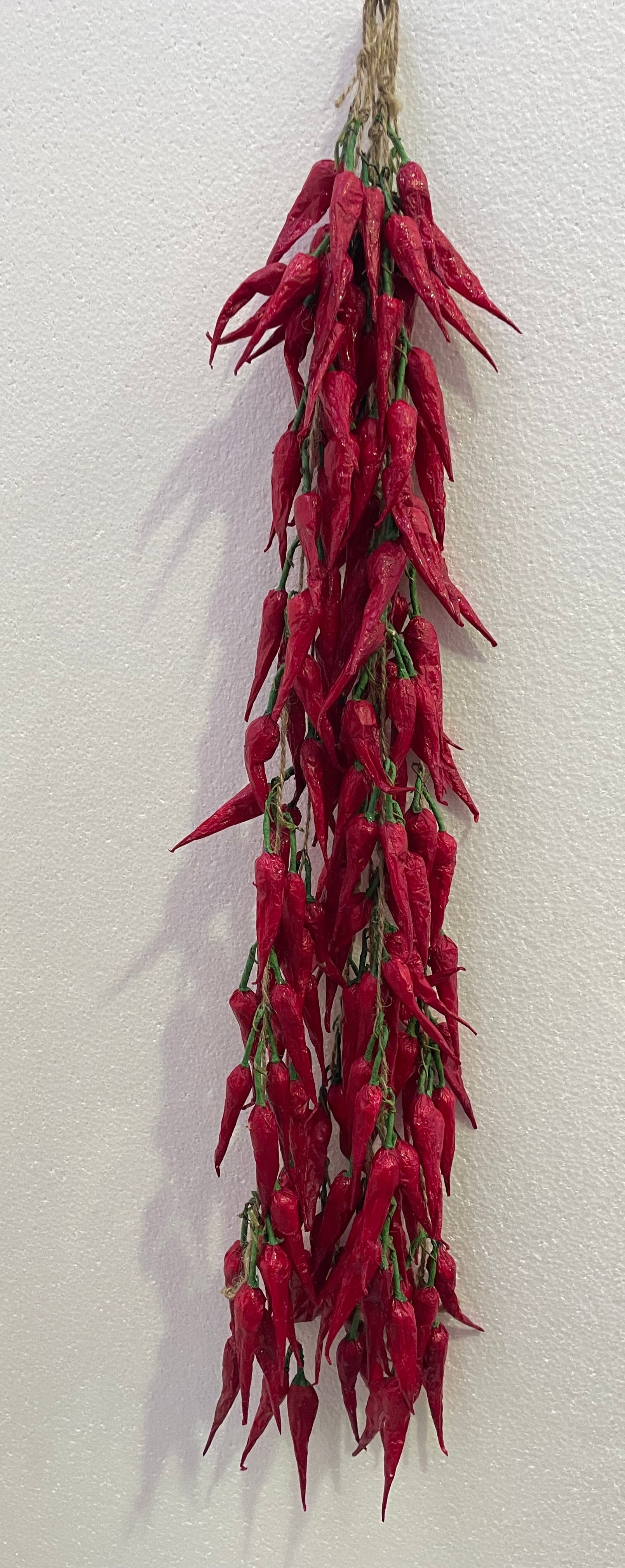 Artificial red chilli / peppers on string (Buy 5 get 1 FREE)
