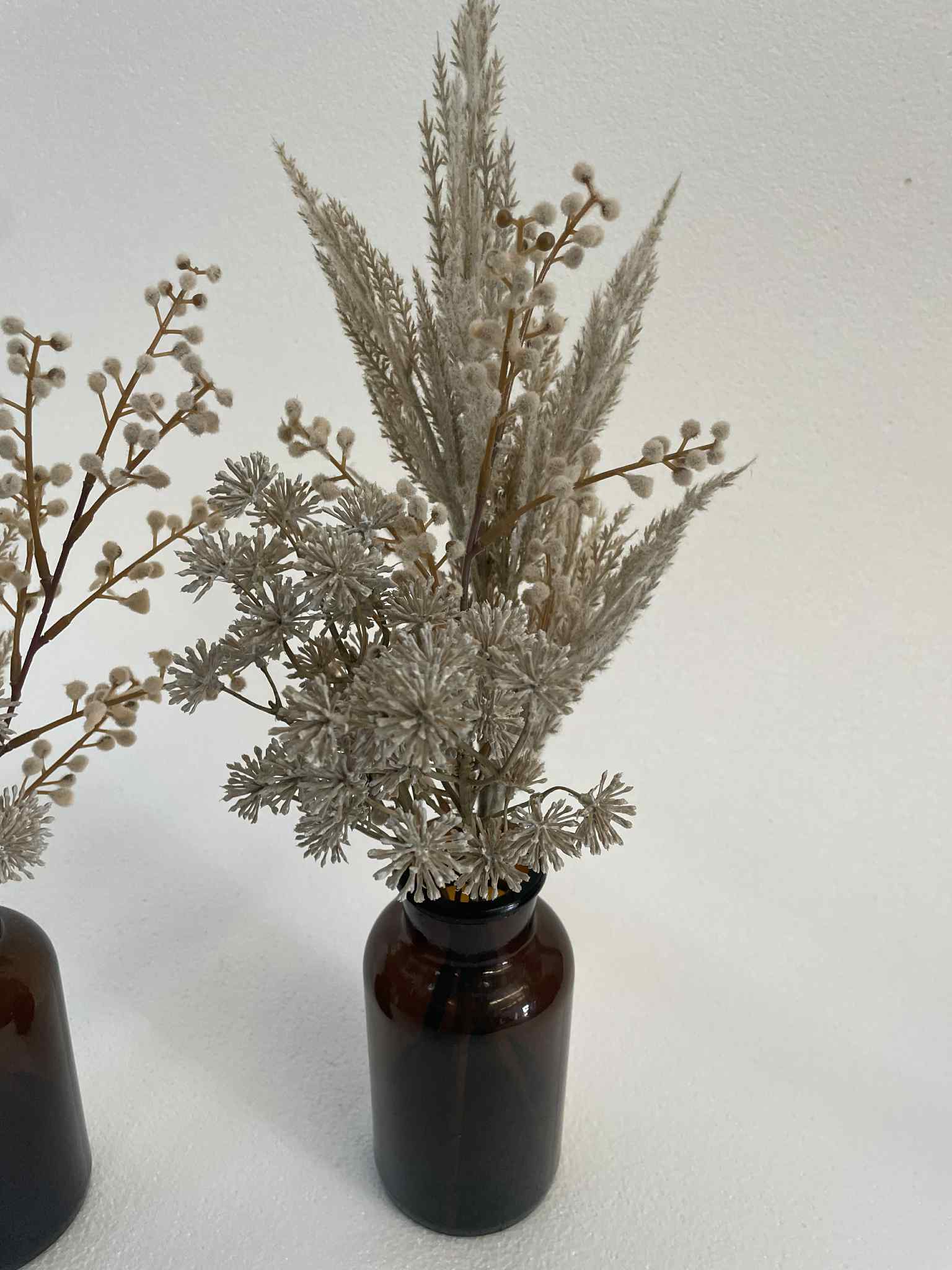 Pampas Grass & Aralia Mix - Specimen Bottle