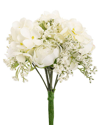 Gypsophila Rose Hydrangea Bouquet