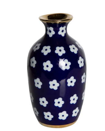 Daisy Vase - Blue