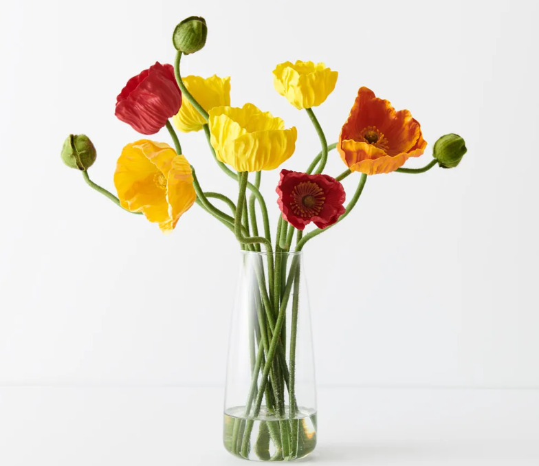 Poppy Mix in Vase